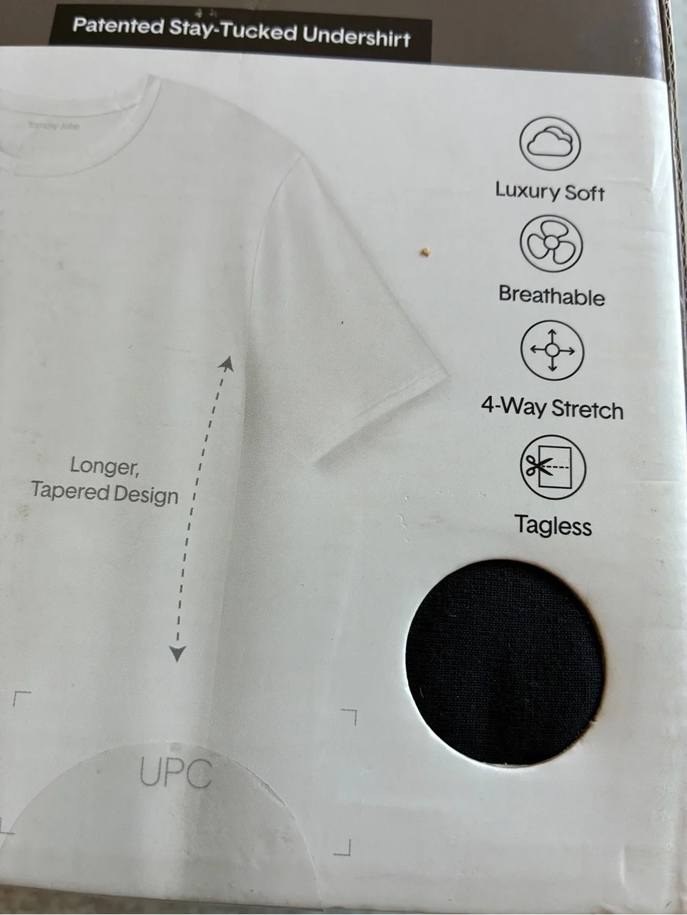 Tommy John Luxe Modal Crew Neck Undershirt 3 Pack Black XL NWT